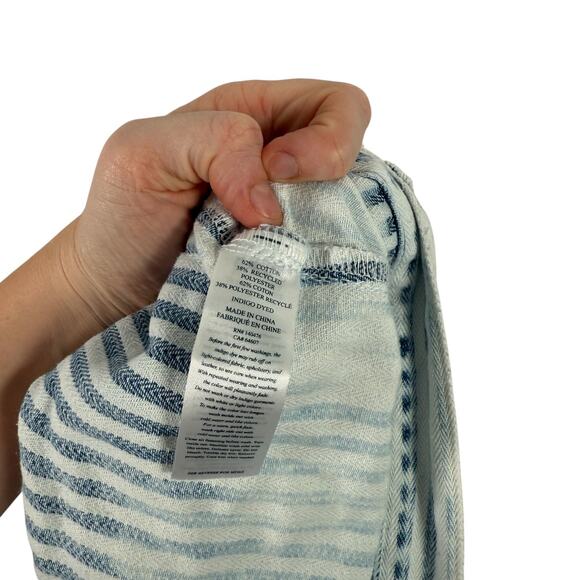 Faherty Topsail Carpenter Pants Button Fly Railroad Stripe High Rise Womens 29 - Picture 9 of 10